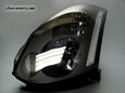 03-05 INFINITI CV35 G35 Coupe (Skyline) — Clear LED Headlight (Matte-Black Finish)