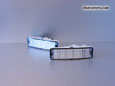 89-90 NISSAN S13 240SX (200SX / 180SX / Silvia) — Zenki LED Front Position / Turn Signal Combination Lights (Clear Version)