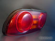 96-98 NISSAN S13 240SX (200SX / 180SX) — Kouki Hatchback Twin Ring Dual LED Tail Light (Gun-Metal Finish)